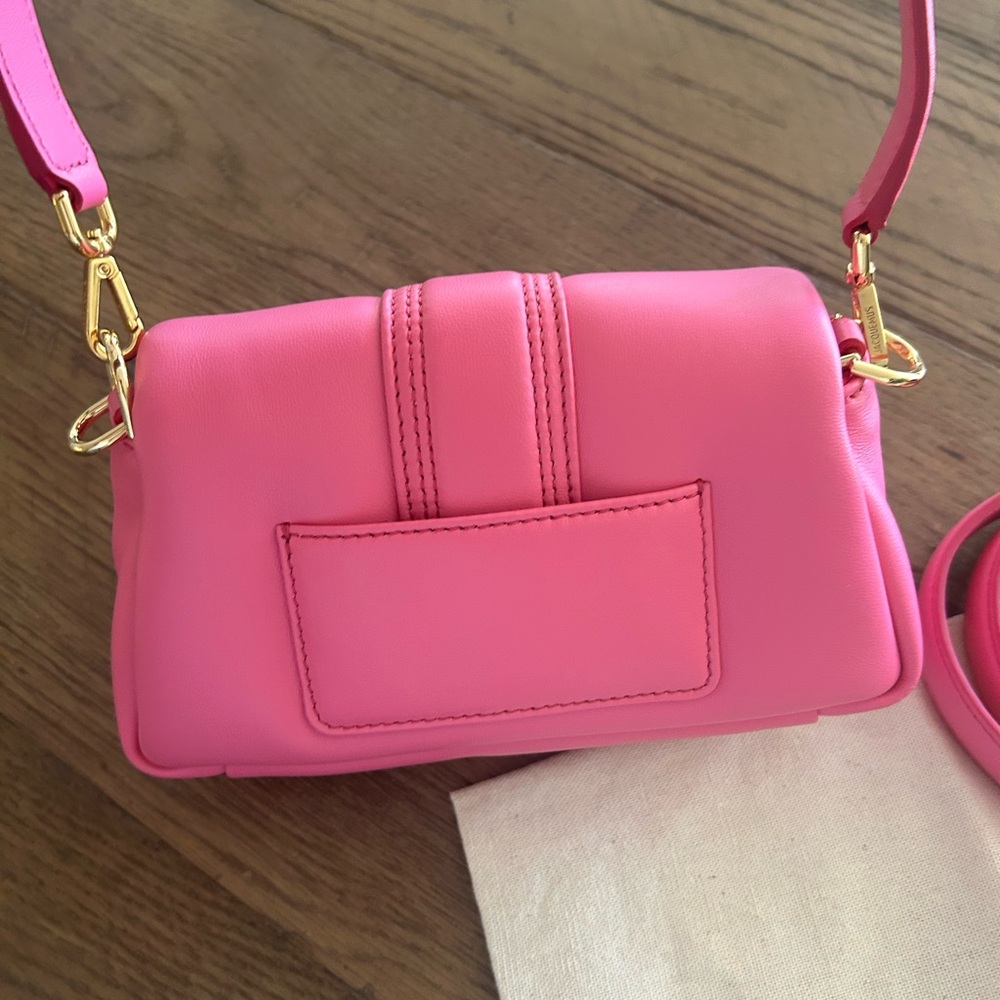 Jacquemus Pink Leather puff le petit Bambimou Shoulder Bag - Picture 5 of 12